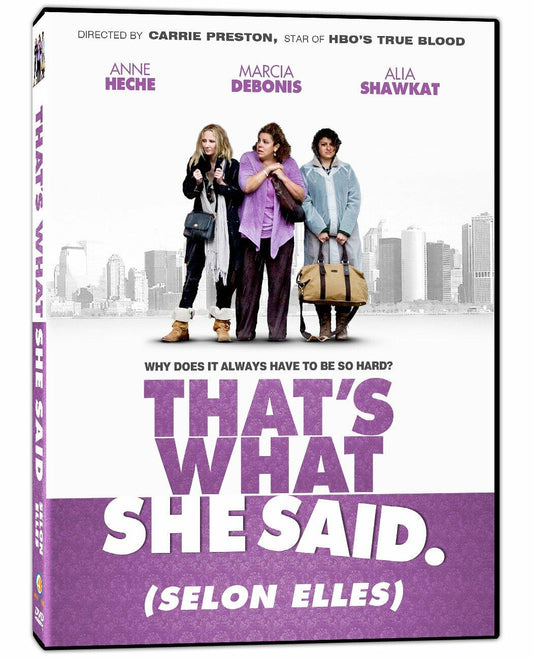 That's What She Said / Selon Elles (Bilingual) [DVD] - Very Good