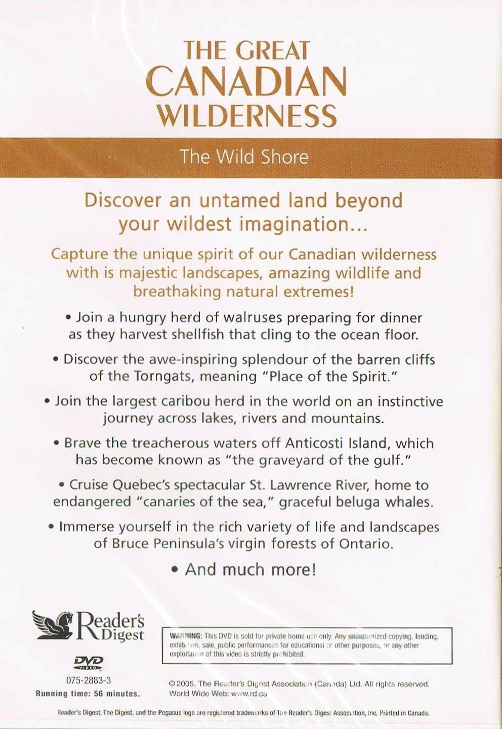 The Great Canadian Wilderness - The Wild Shore (Language: English only) [DVD]