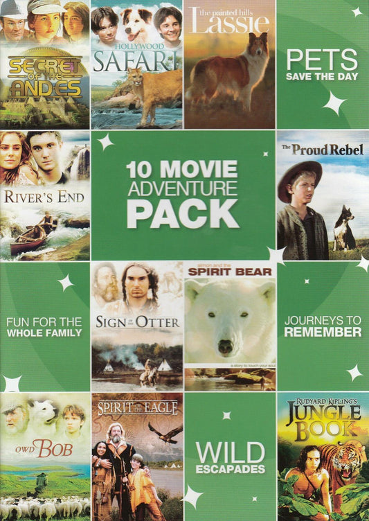 10-Movie Family Adventure Pack 1 [Import] [DVD] - Very Good