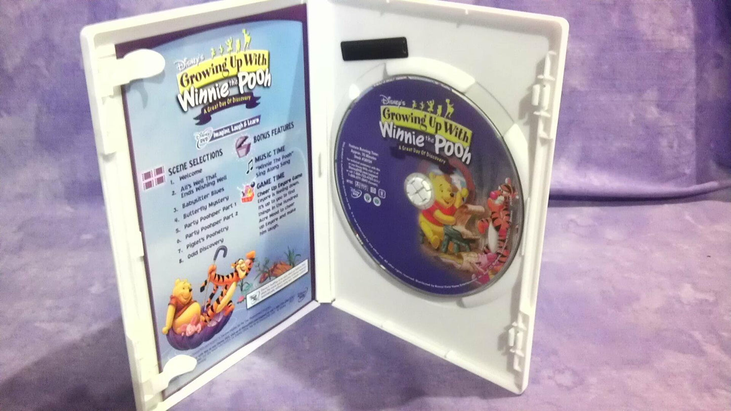 Growing Up With Winnie the Pooh - A Great Day of Discovery (Bilingual) [DVD] - Very Good