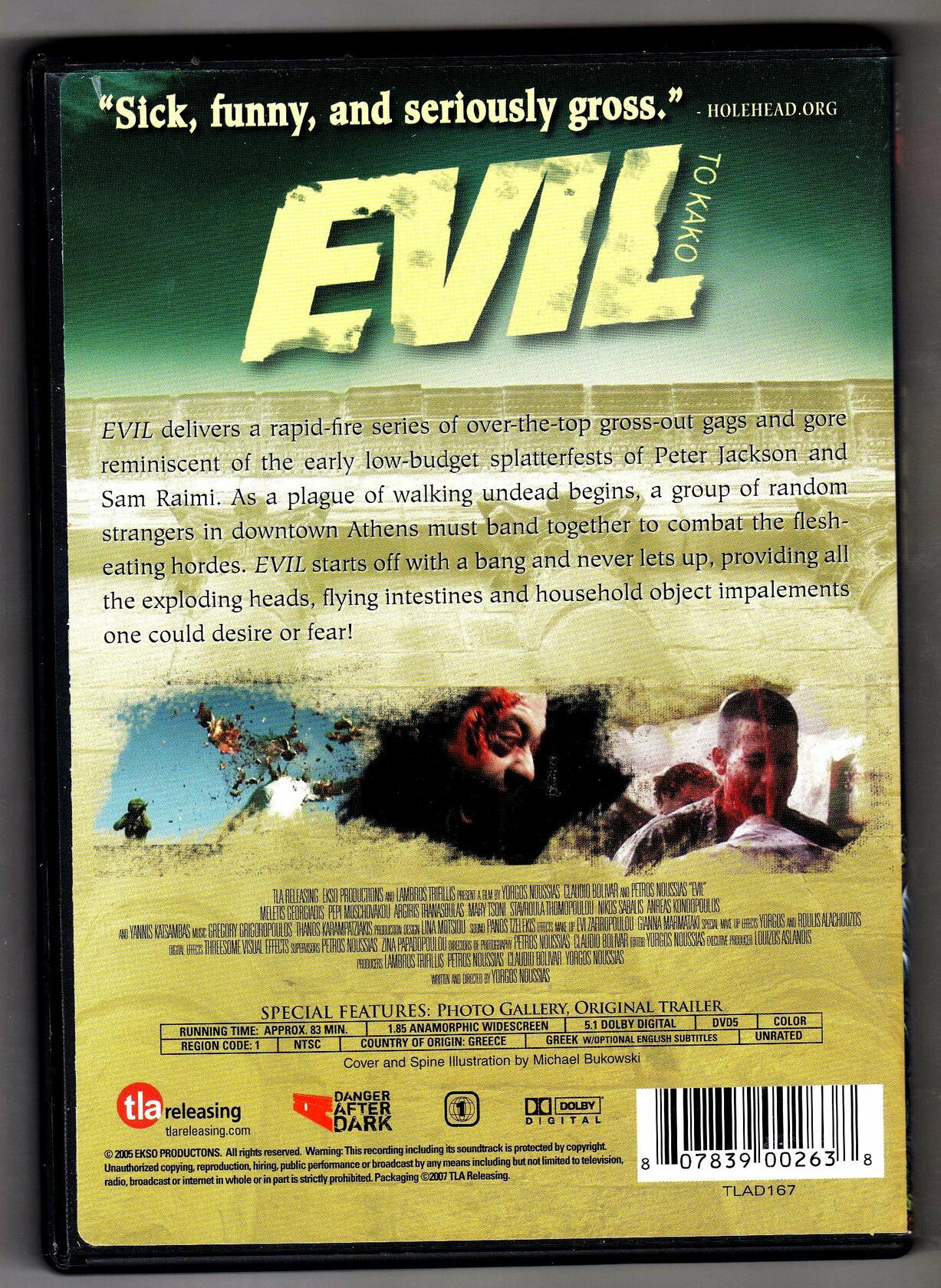 Evil (2005) [DVD] - Very Good
