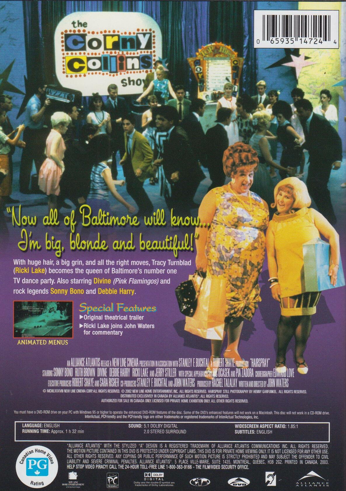 Hairspray [DVD] - Very Good