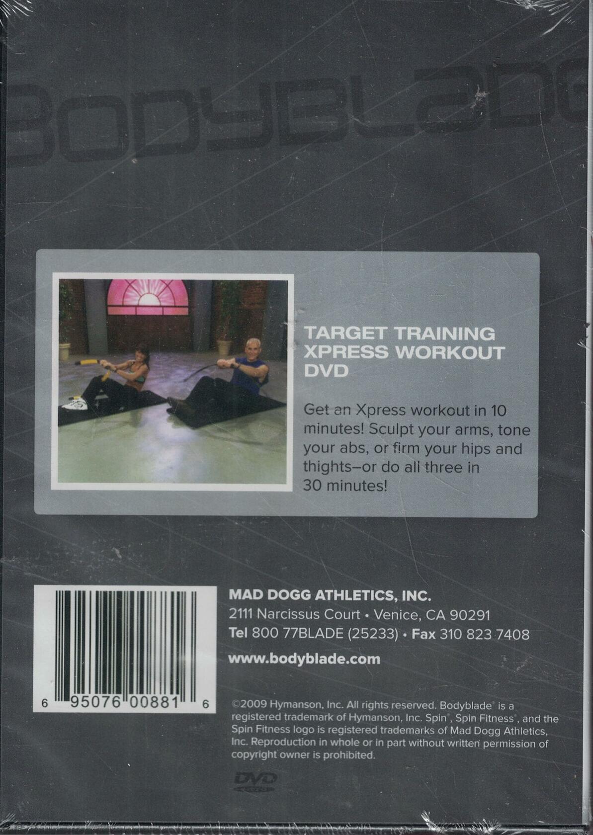 Bodyblade Target Training Xpress: Sharpen Your Core (Mad Dogg Athletics) [DVD]