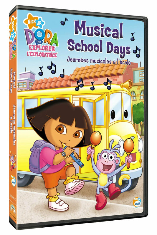 Dora the Explorer: Musical School Days (Bilingual) [DVD] - Very Good