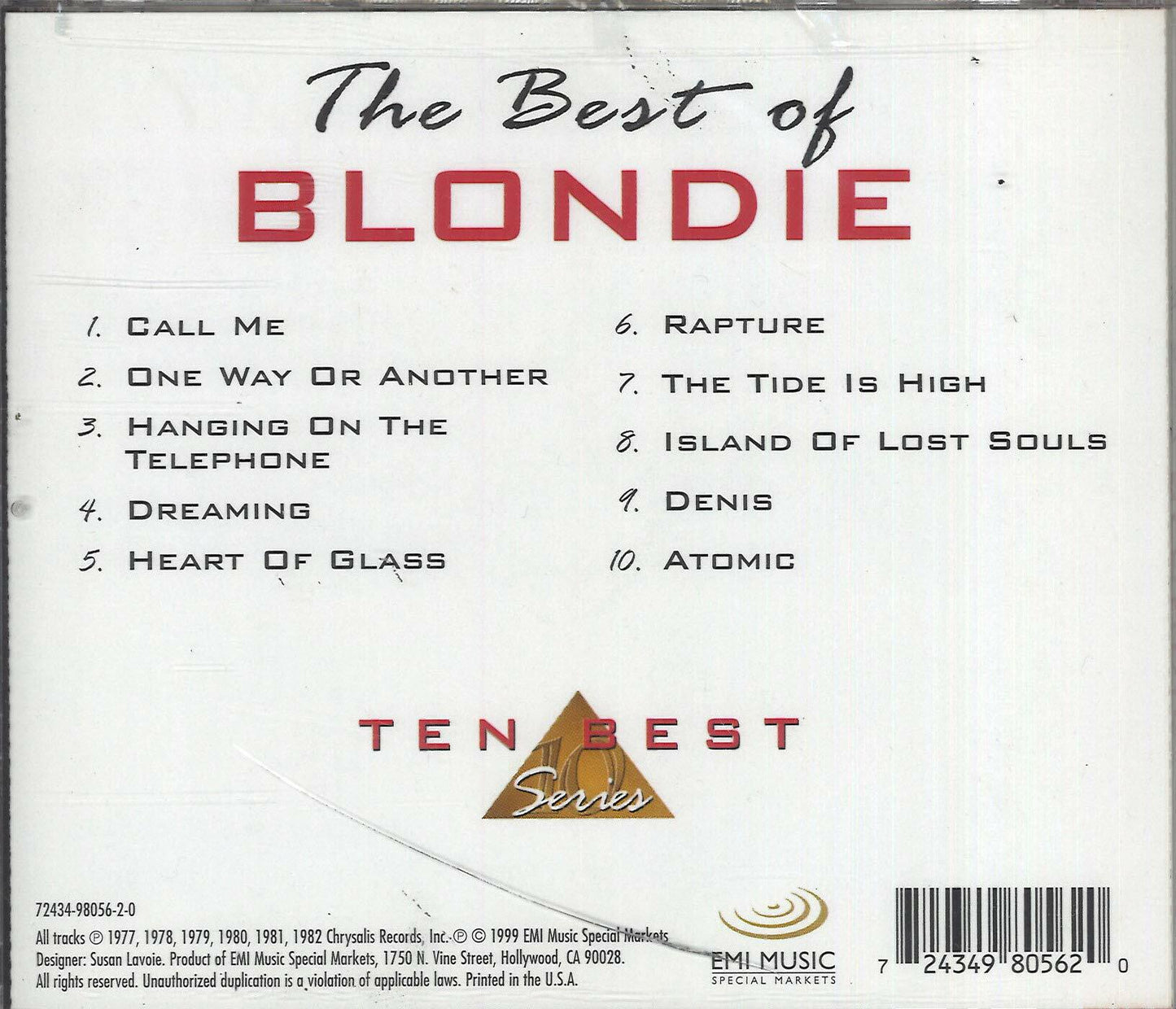 Best Of: Ten Best Series [Audio CD] - Very Good