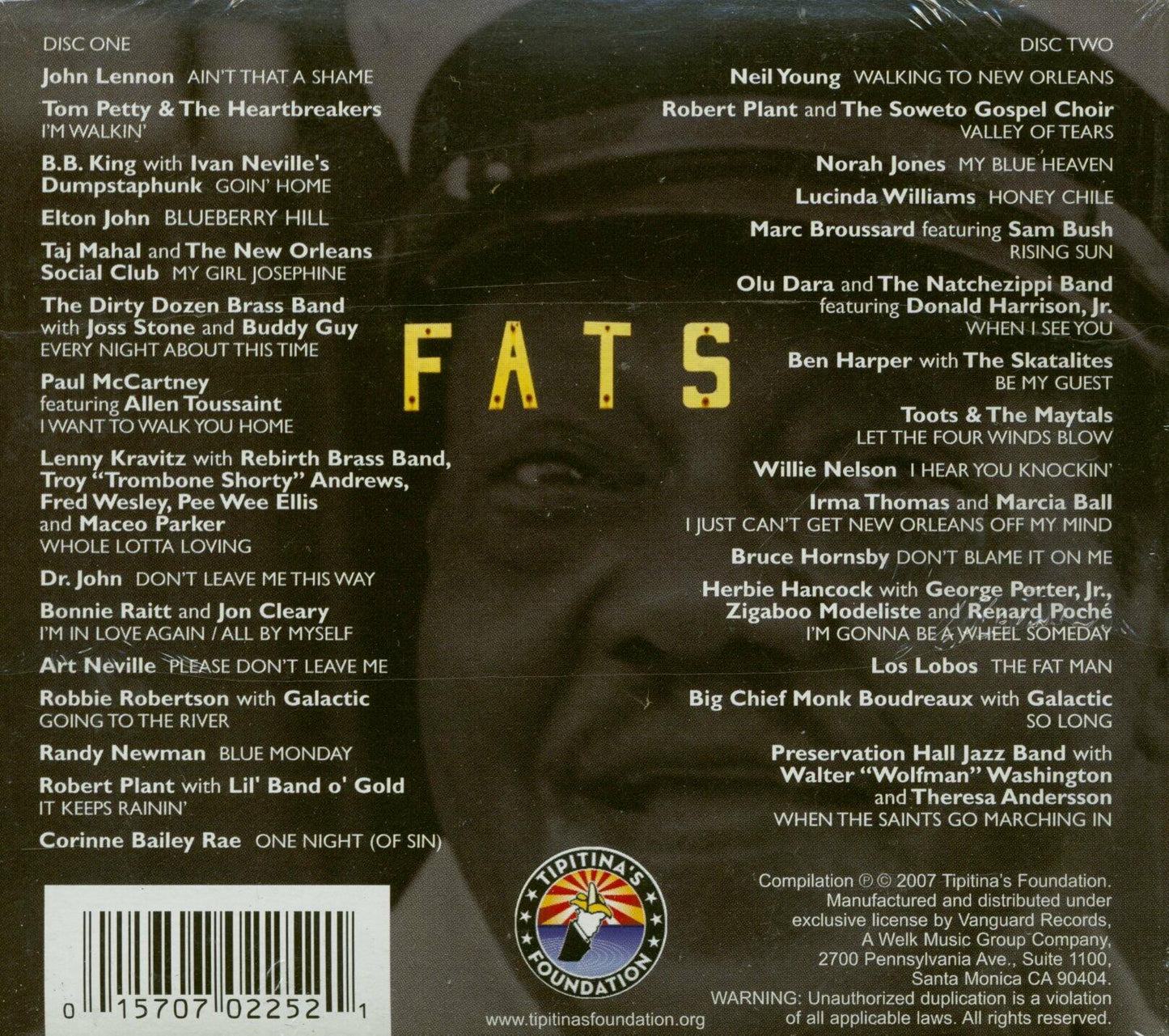 Goin Home- A Tribute to Fats [Audio CD] Various Artists and Domino, Fats