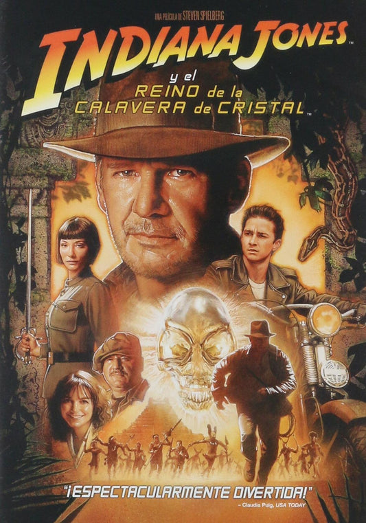 INDIANA JONES Y EL REINO DE LA CALAVERA DE CRISTAL [DVD] - Very Good