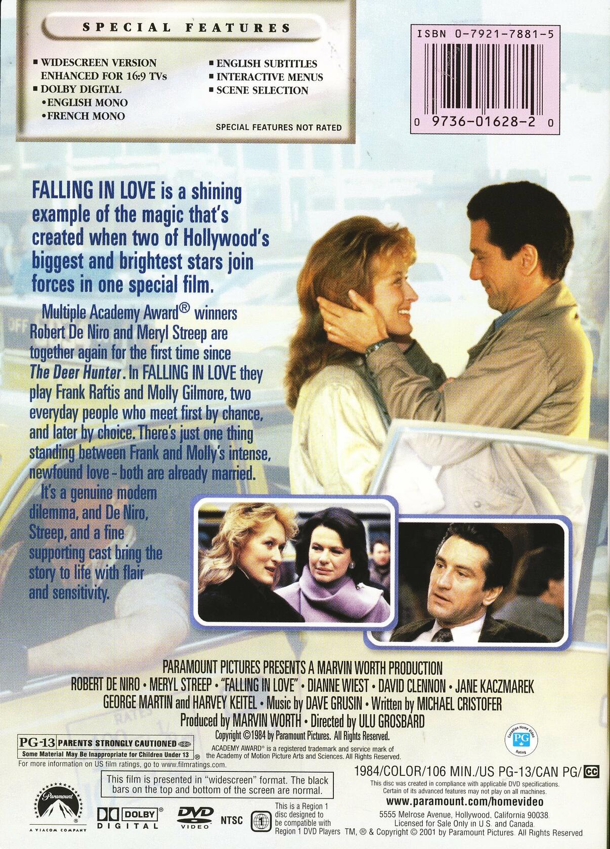 Falling in Love [DVD] - Very Good