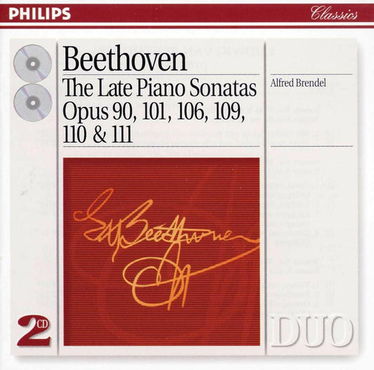 Beethoven: The Late Piano Sonatas - Opus 90, 101, 106, 109, 110 & 111 [Audio CD] BRENDEL,ALFRED and BEETHOVEN,LUDWIG VAN - Good
