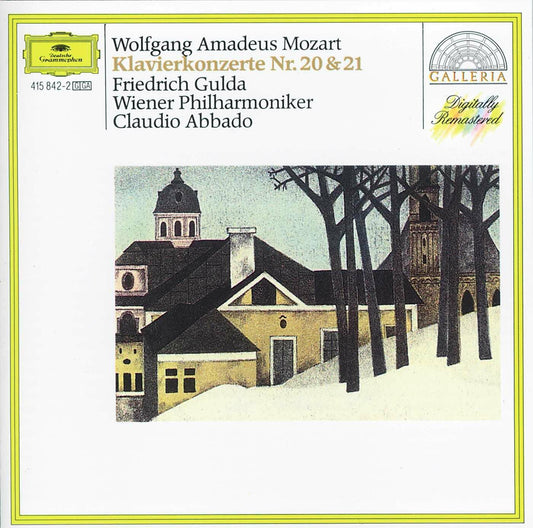 Mozart: Pno Ctos Nos. 20 & 21 [Audio CD] Gulda; Abbado; Vienna Philharmonic Orchestra; Mozart, Wolfgang Amadeus and Abbado, Claudio - Very Good