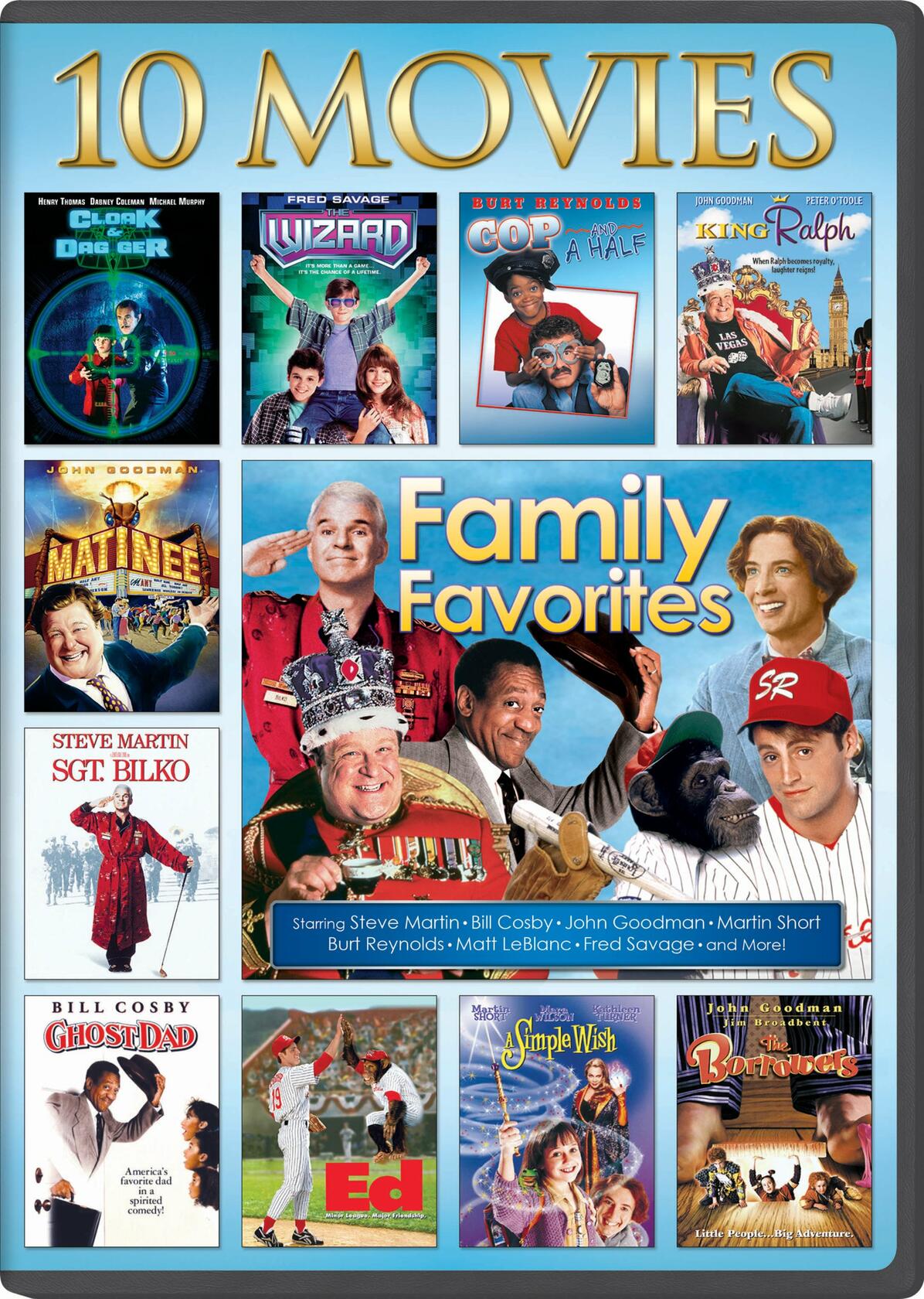 Family Favorites: 10-Movie Collection [DVD] - Very Good