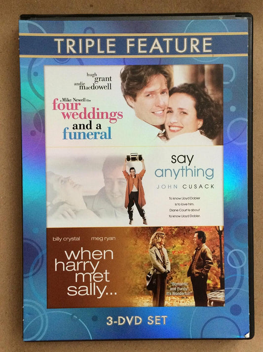 Four Weddings and a Funeral / Say Anything / When Harry Met Sally [DVD] (2009... [DVD] - Very Good
