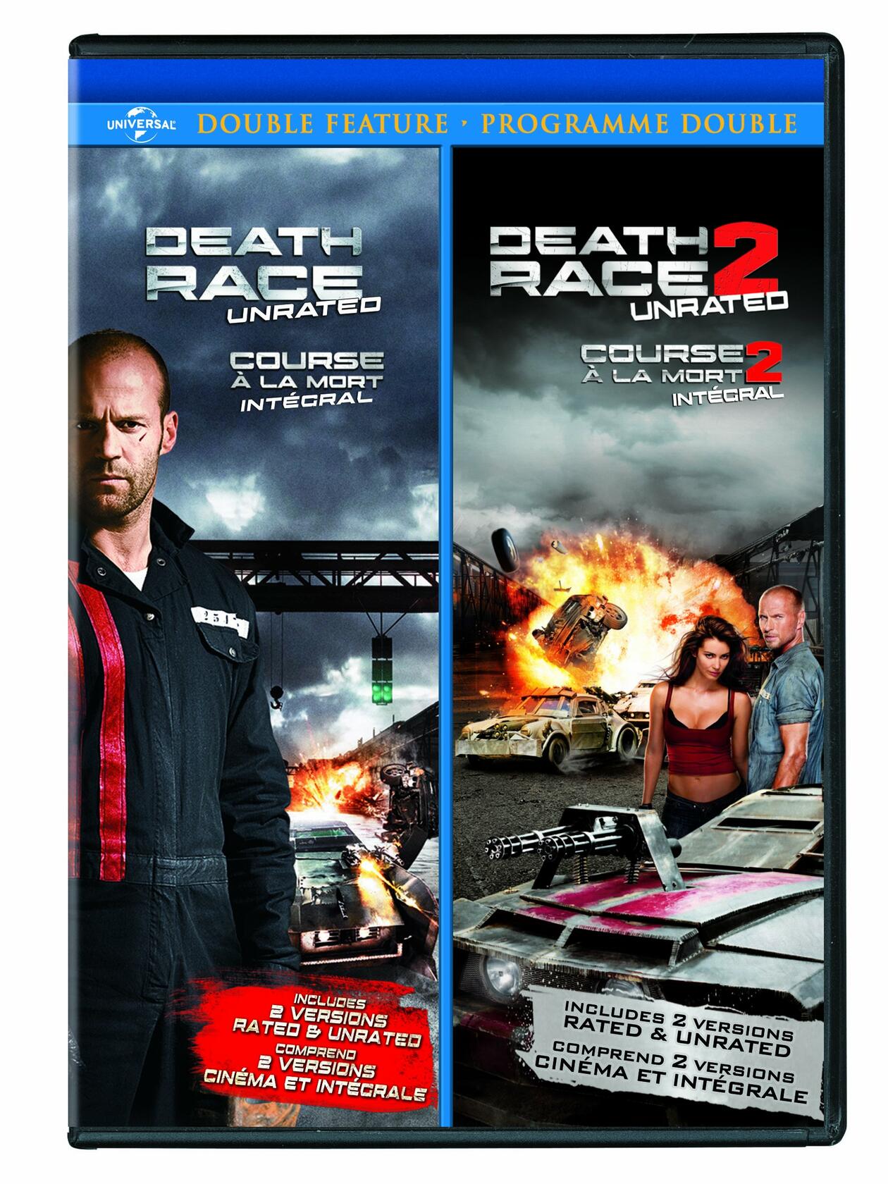 Double Feature: Death Race/ Death Race 2 (Bilingual) [DVD] - Very Good
