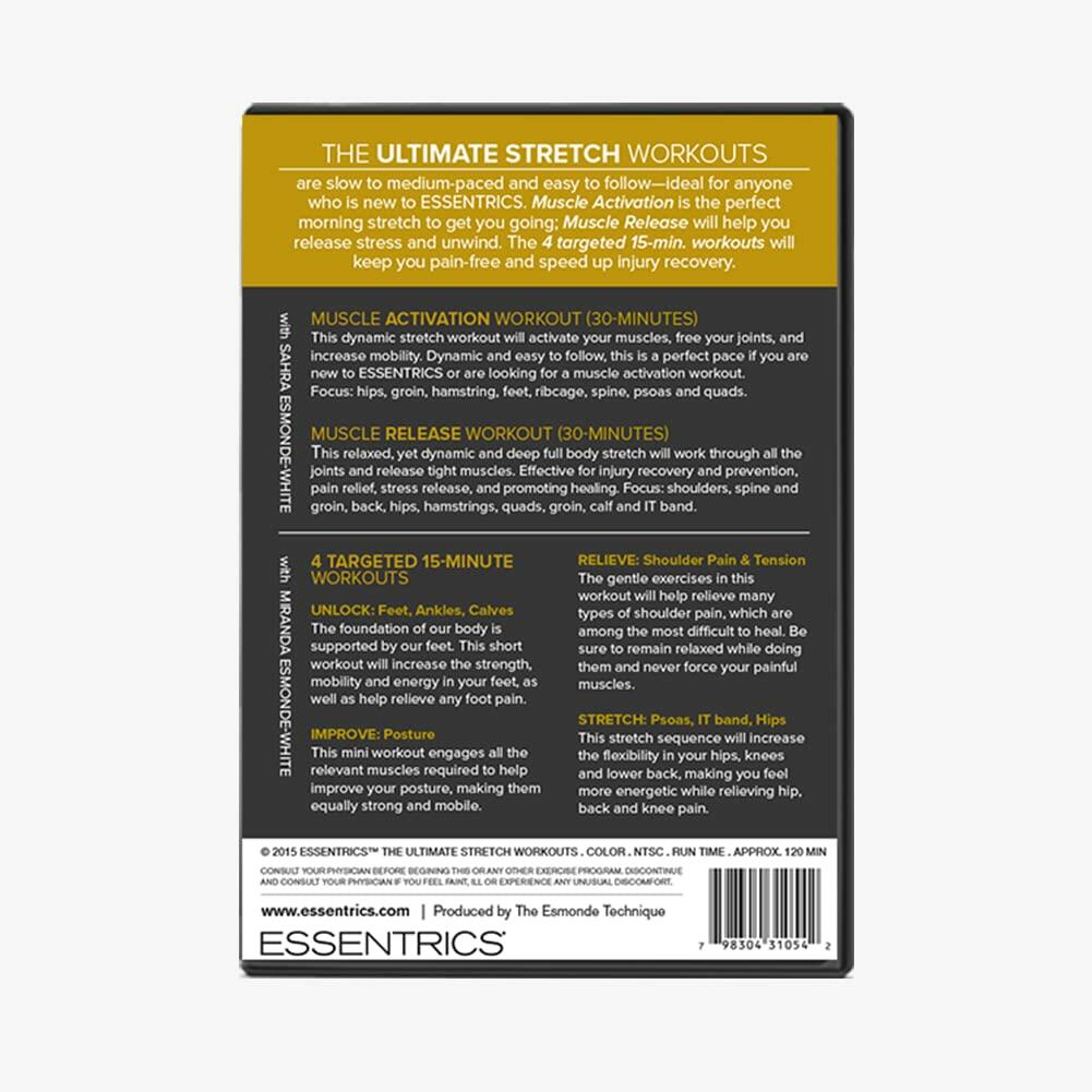 ESSENTRICS The Ultimate Stretch Workouts [DVD] - Very Good