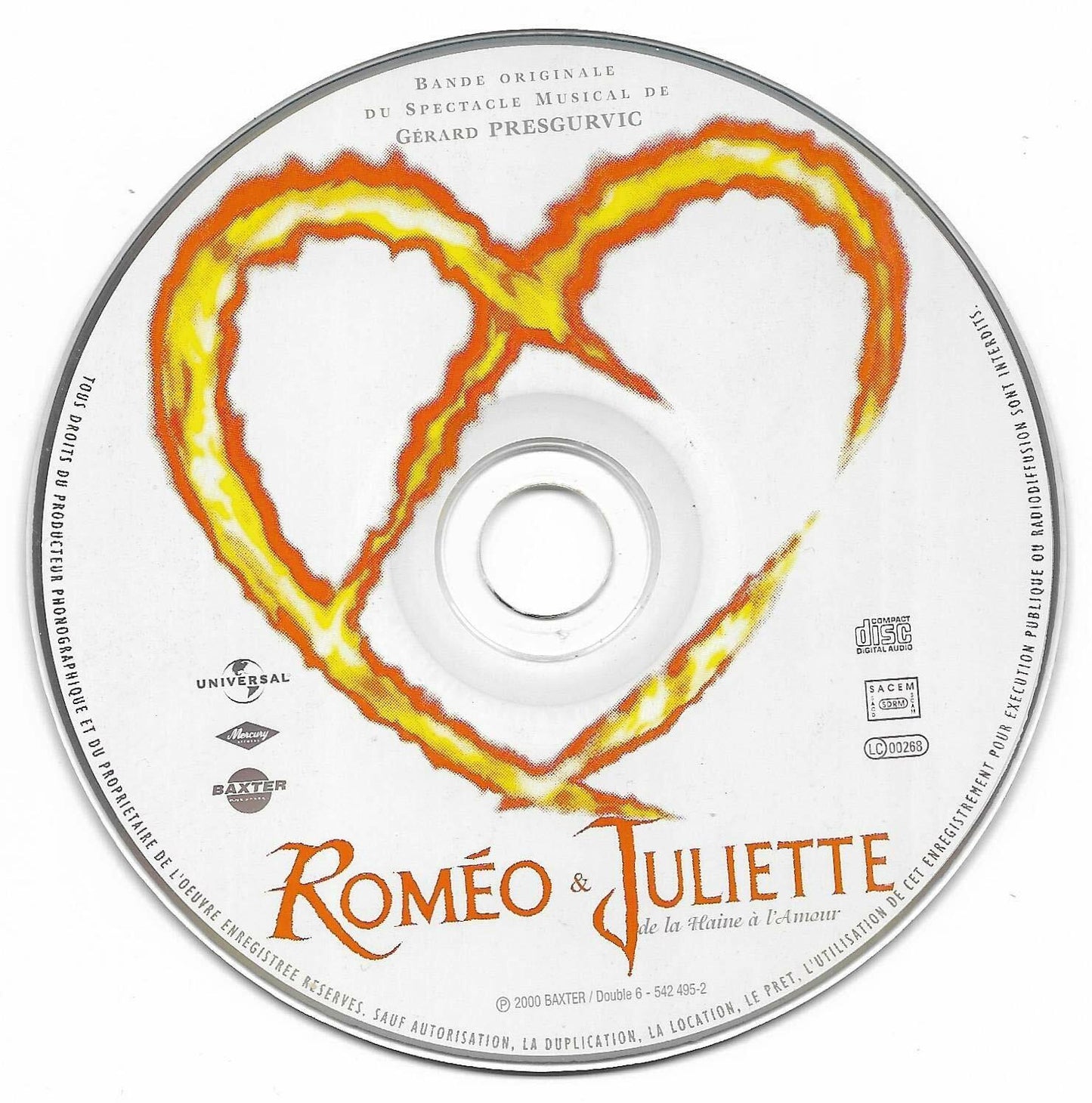 Rom�o et Juliette [Audio CD] Bof / Ost - Very Good