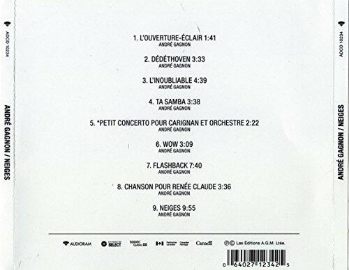 Neiges - (Canada - Reissue) [Audio CD] Andre Gagnon - Very Good