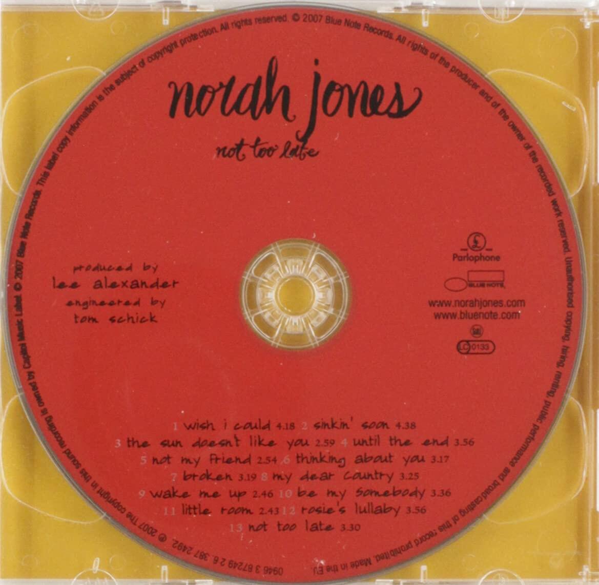 Not Too Late/Feels Like Home [Audio CD] Norah Jones - Very Good