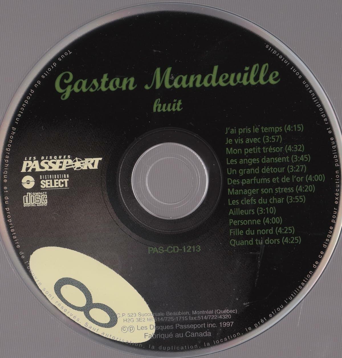 Huit [Audio CD] Mandeville, Gaston - Very Good