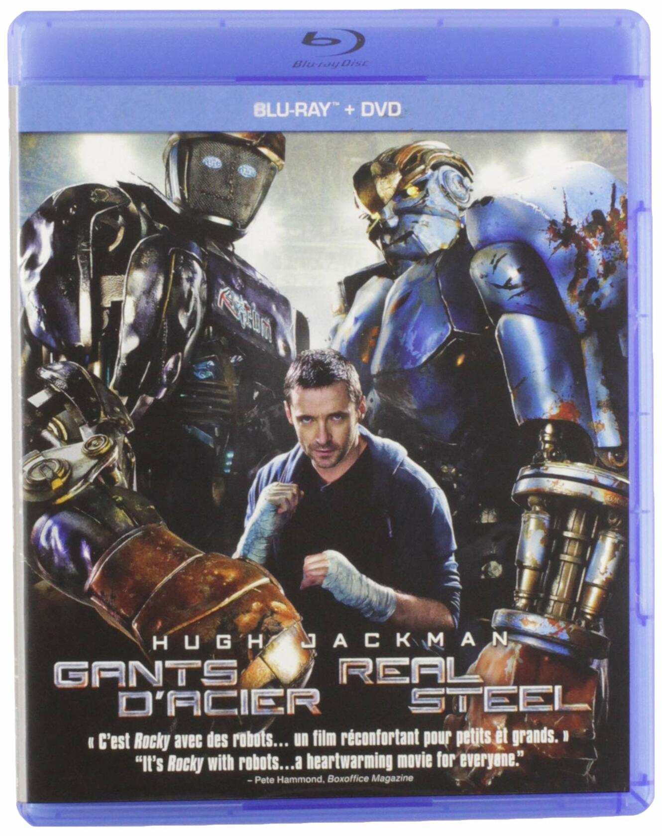 Gants d'acier / Real Steel (Bilingual) [Blu-ray + DVD] [Blu-ray] - Very Good