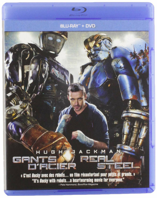 Gants d'acier / Real Steel (Bilingual) [Blu-ray + DVD] [Blu-ray] - Very Good