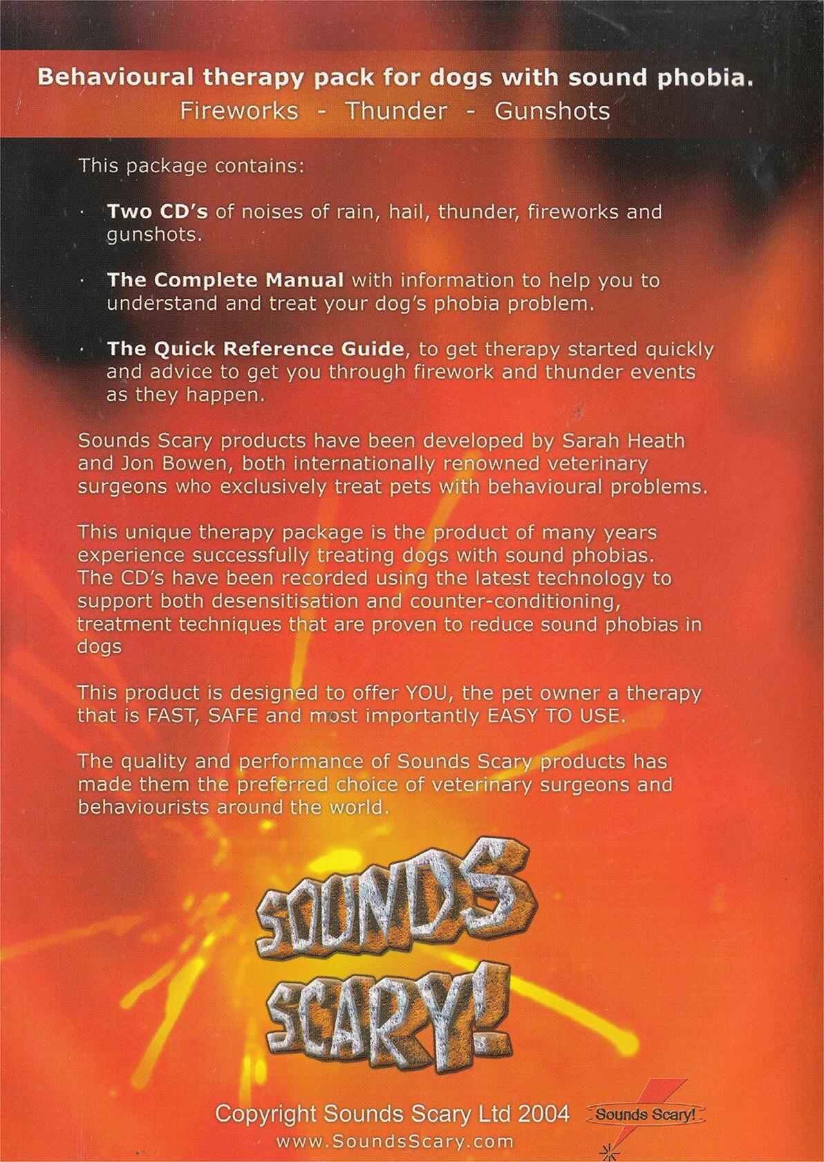 Adaptil Sounds Scary Noise Phobia CD for Dogs [Audio CD]