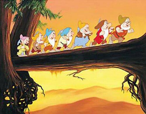 Snow White and the Seven Dwarfs (Three-Disc DVD/Blu-ray Combo + BD Live) (Bilingual) [Blu-ray] - Very Good