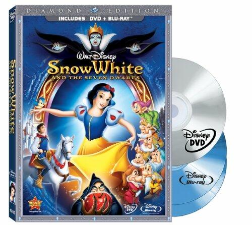 Snow White and the Seven Dwarfs (Three-Disc DVD/Blu-ray Combo + BD Live) (Bilingual) [Blu-ray] - Very Good