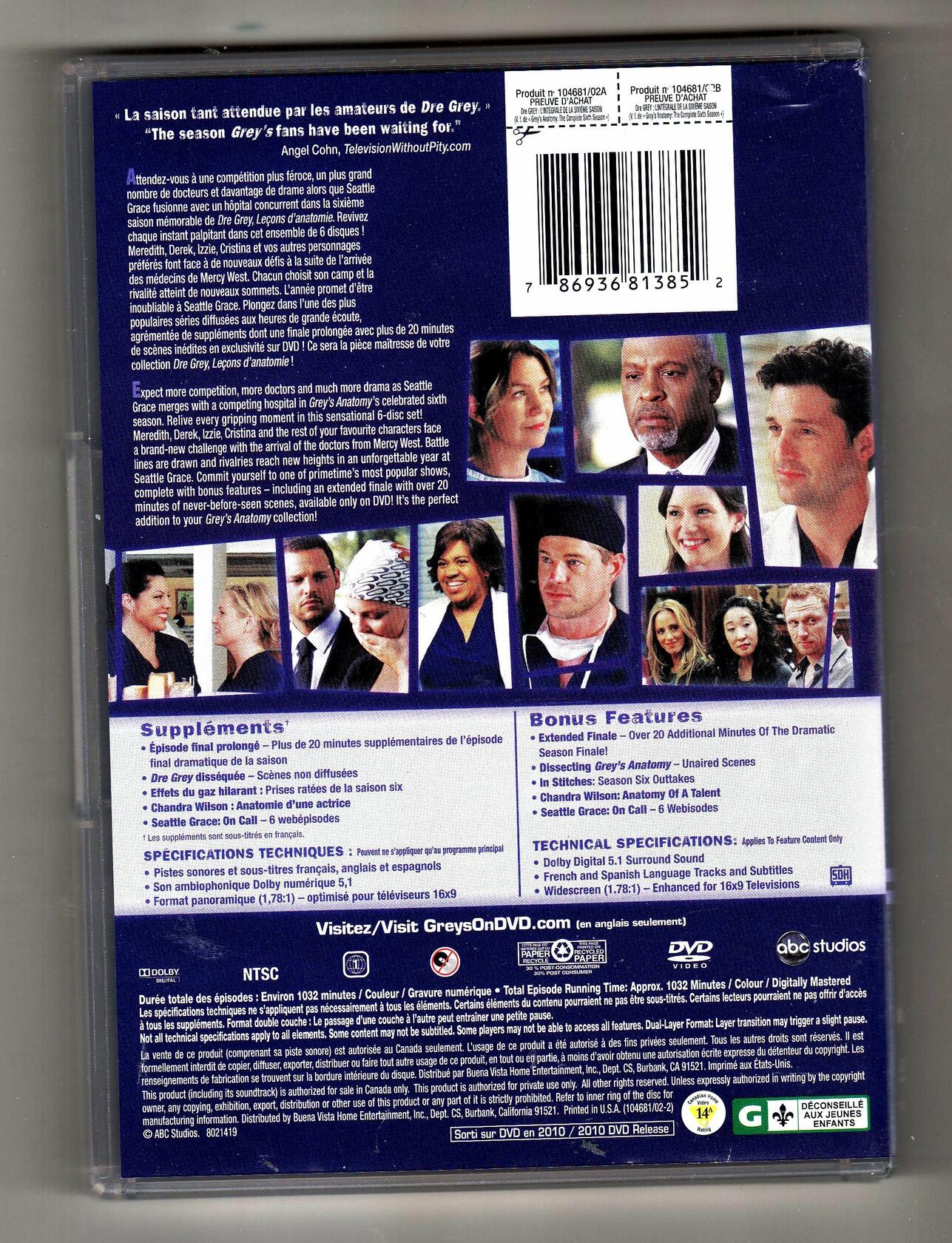 Grey's Anatomy: Season 6 - Very Good