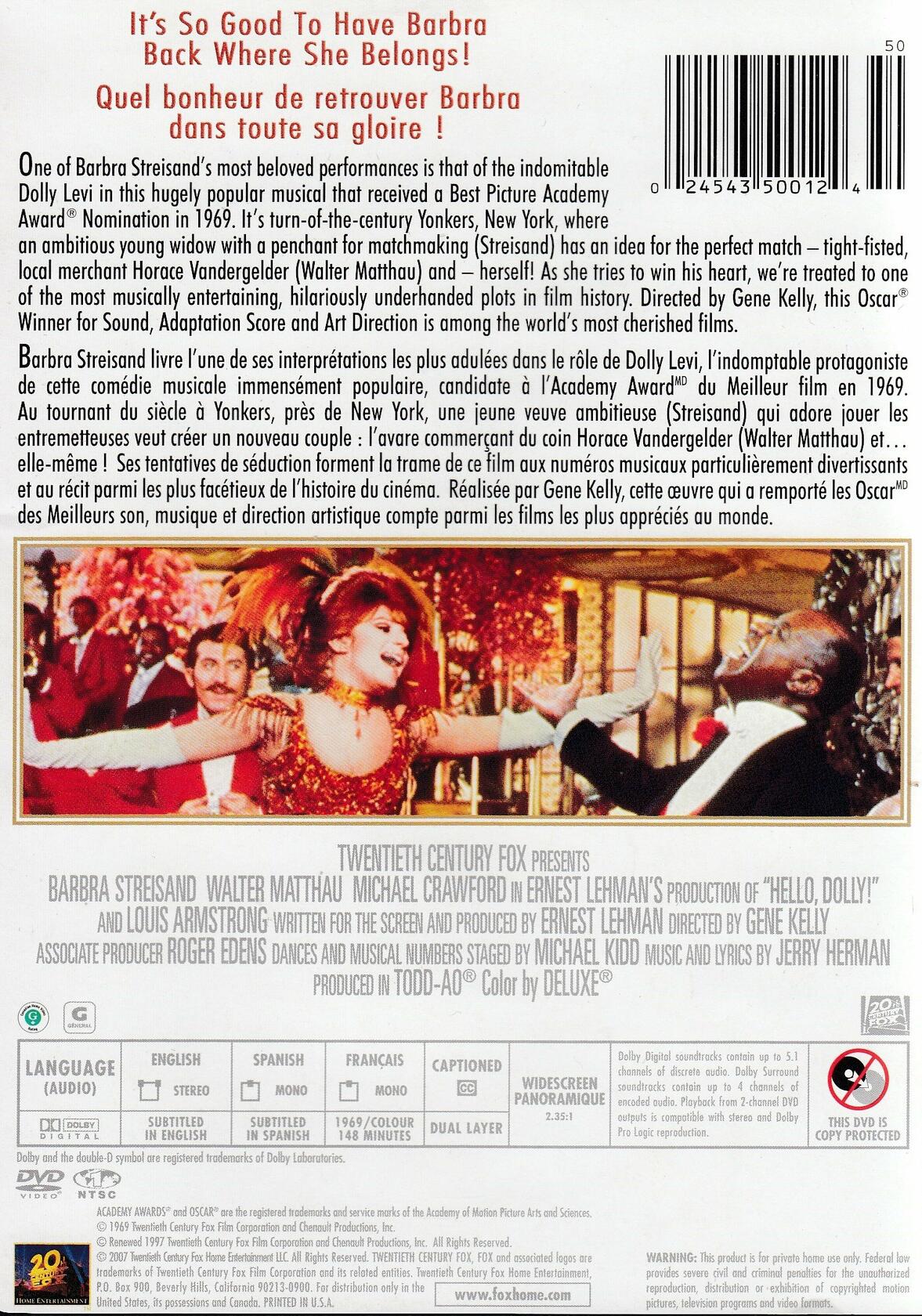 Hello Dolly [DVD] - Very Good