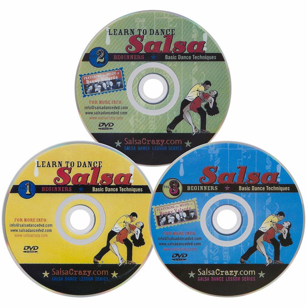 Learn to Dance Salsa, Beginning Salsa Dance 3 Pack - All 3 Progressive Beginning Salsa Dance DVDs [3 DVDs] [DVD] - Very Good
