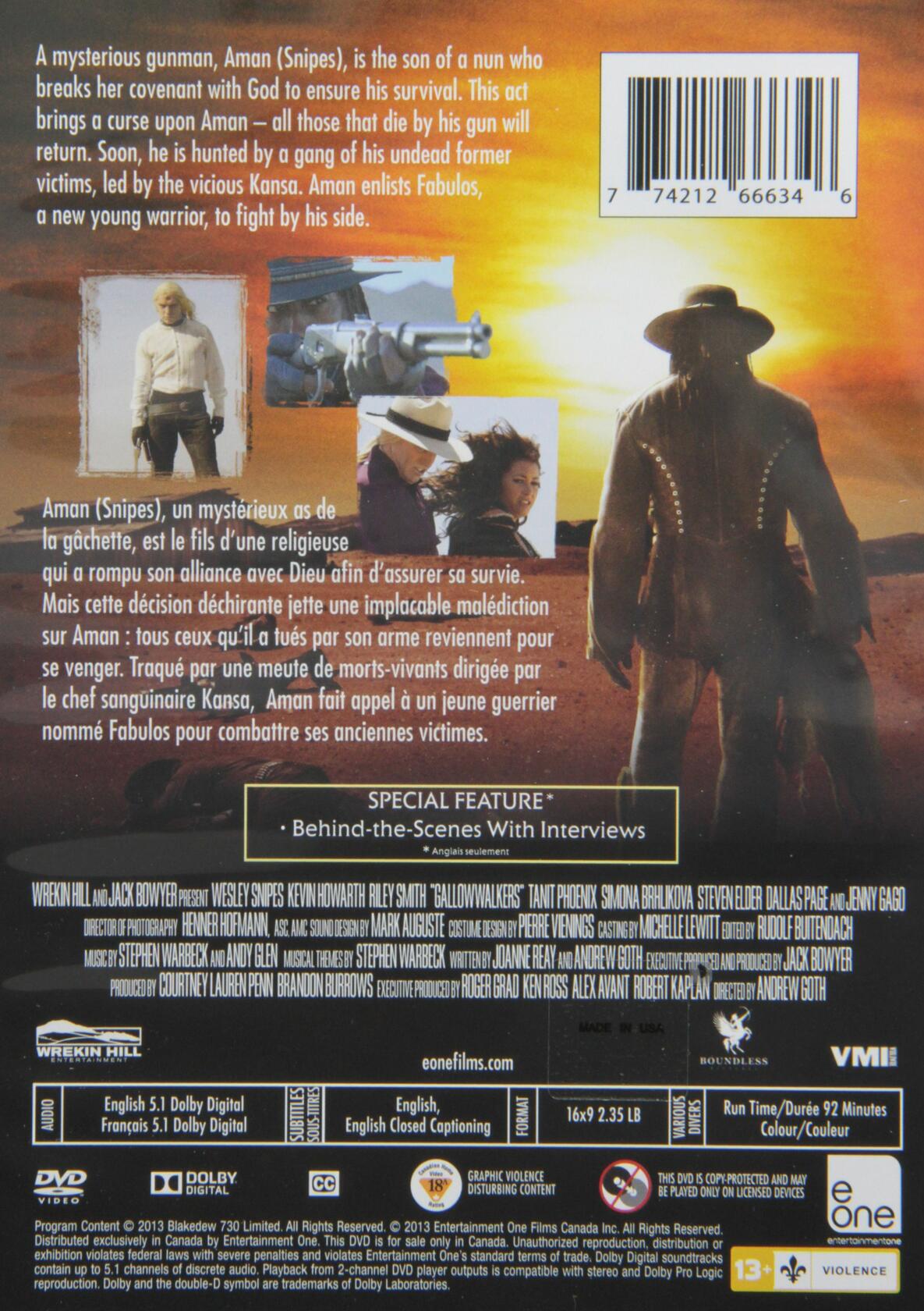 Gallowwalkers (Bilingual) [DVD] - Very Good