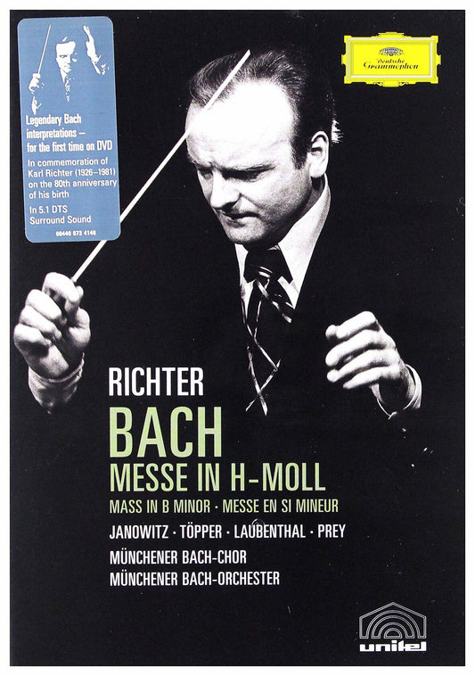 BACH;JOHANN SEBASTIAN MASS IN B MIN [DVD] - Very Good