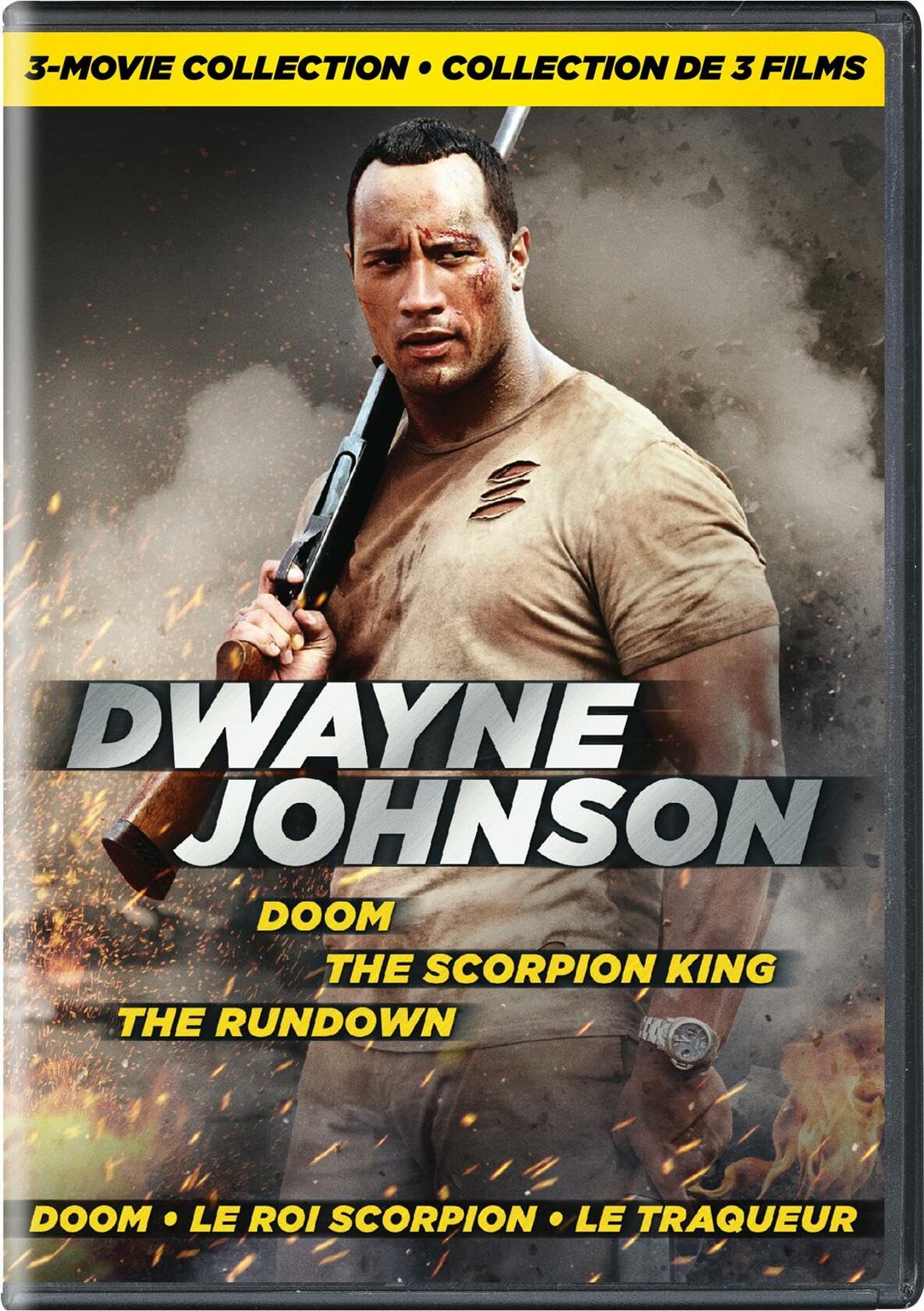 Dwayne Johnson 3-Movie Collection (Doom / The Scorpion King / The Rundown) [DVD] [DVD] - Very Good