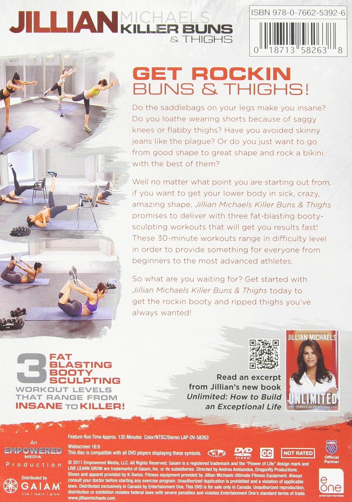 FHE GAIAM 3PC JILLIAN MICHAELS COLLECTIO [Blu-ray] [Blu-ray] - Very Good