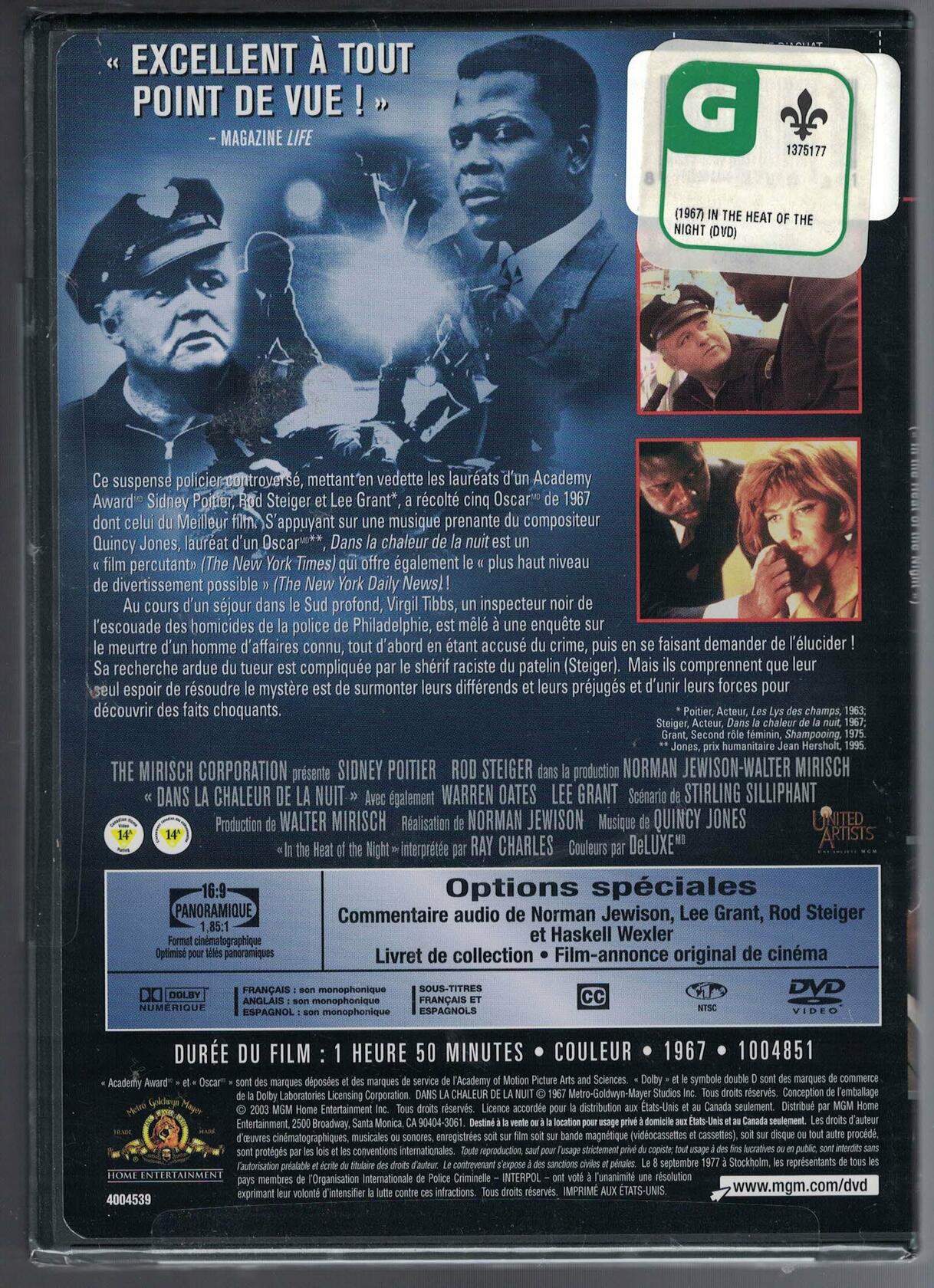 In The Heat Of The Night [DVD] - Very Good