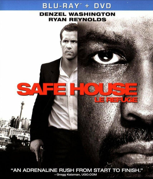 Safe House [Blu-ray] Washington, Denzel; Reynolds (St, Ryan; Farmiga, Vera; Gleeson, Brendan; Patrick, Robert; Shepard, Mr Sam; Cunningham, Liam; Kinnaman, Joel; Phoenix, Tanit and Espinosa, Daniel - Very Good