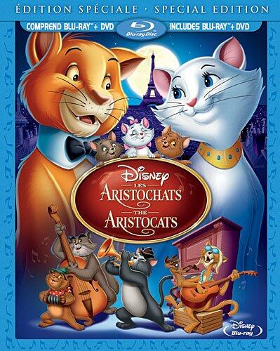 Les Aristochats: Édition Spécial / The Aristocats: Special Edition (Bilingual Blu-ray Combo Pack) [Blu-ray + DVD] - Very Good