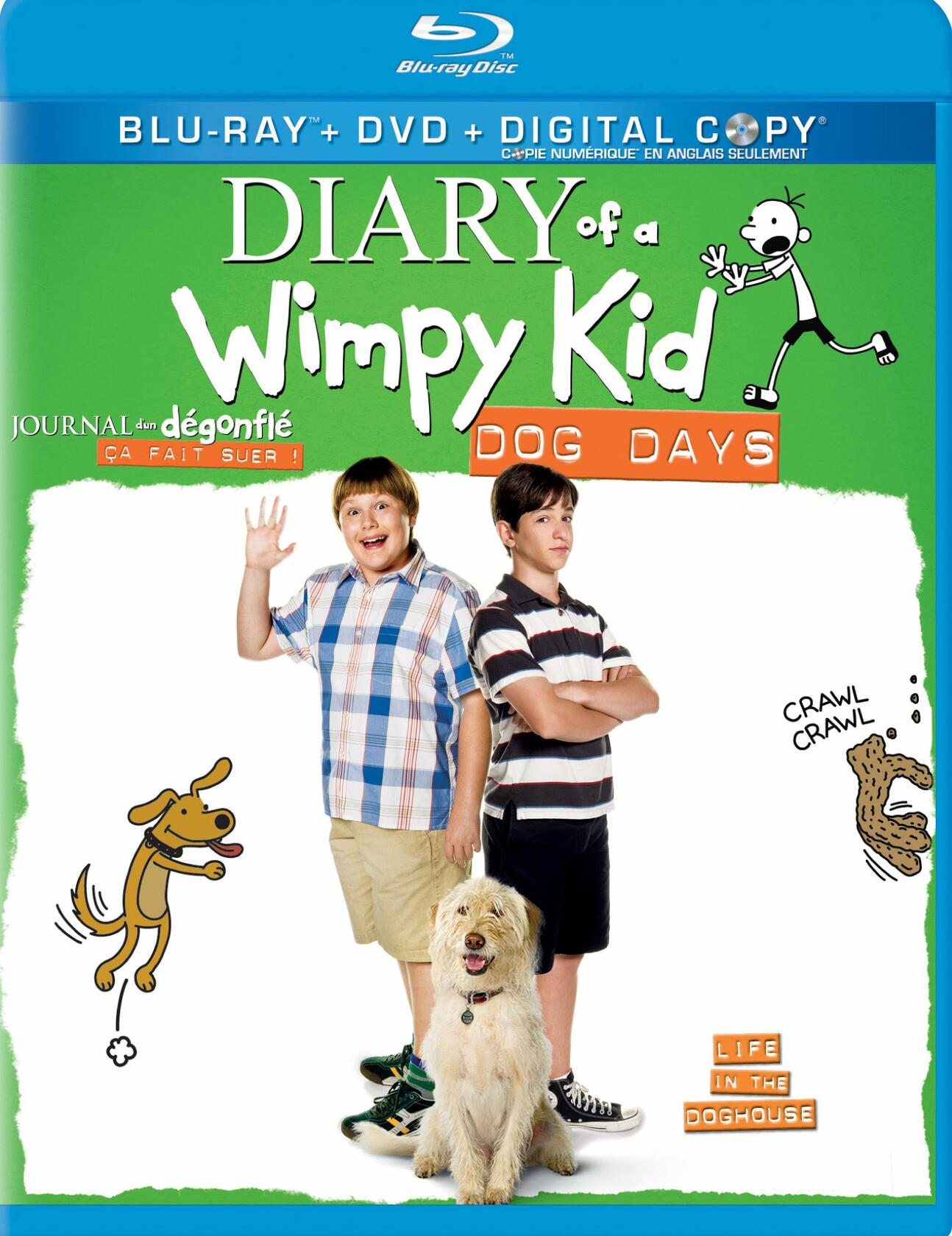 Diary of a Wimpy Kid: Dog Days [Blu-ray + DVD + Digital Copy] [Blu-ray] - Very Good
