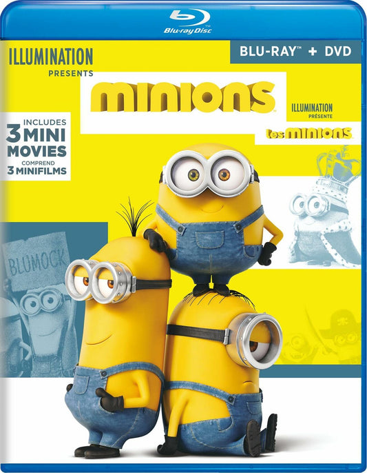 Minions - Blu-ray + DVD [Blu-ray] - Very Good