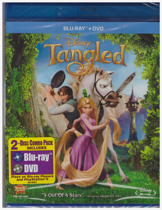 Tangled [Blu-ray + DVD] [Blu-ray] - Very Good