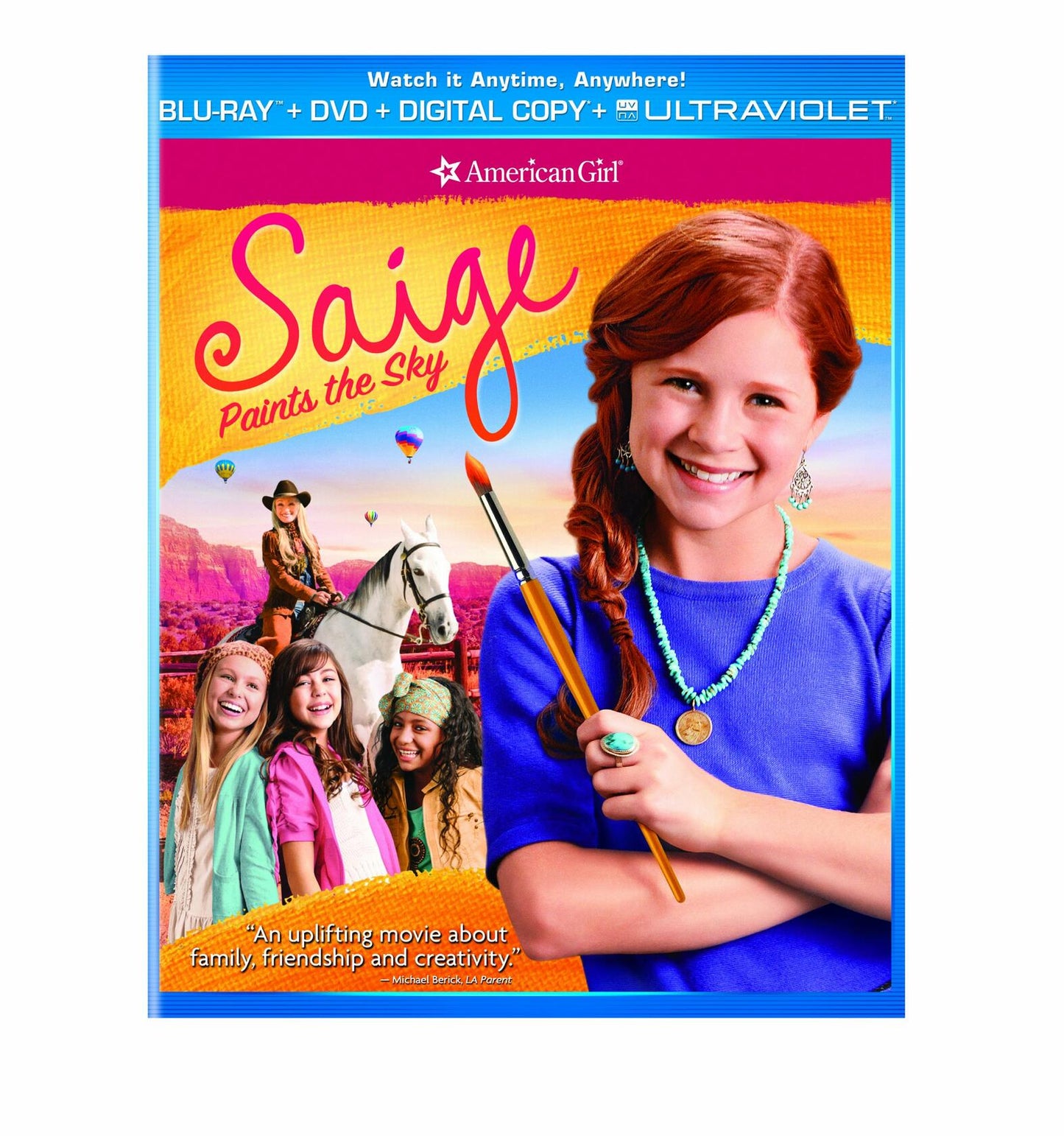 An American Girl: Saige Paints the Sky [Blu-ray + DVD + Digital Copy + UltraViolet] [Blu-ray] - Very Good