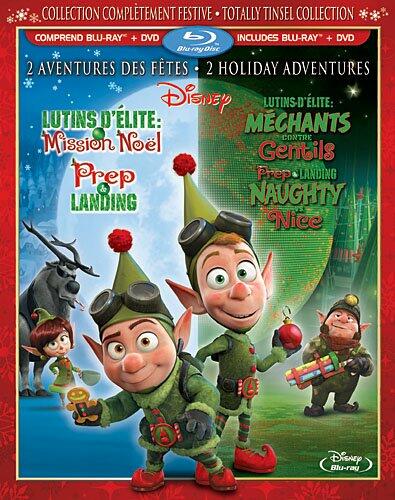 Lutins d¹élite: Méchants contre gentils / Prep and Landing: Naughty vs. Nice (Bilingue) [Blu-ray + DVD] - Very Good
