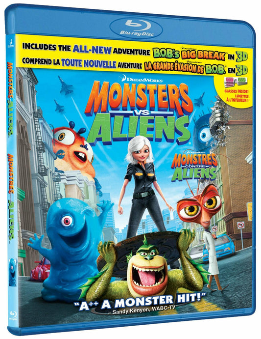 MONSTERSVSALIENS BD CB CDN [Blu-ray] (Bilingual) [Blu-ray] - Very Good
