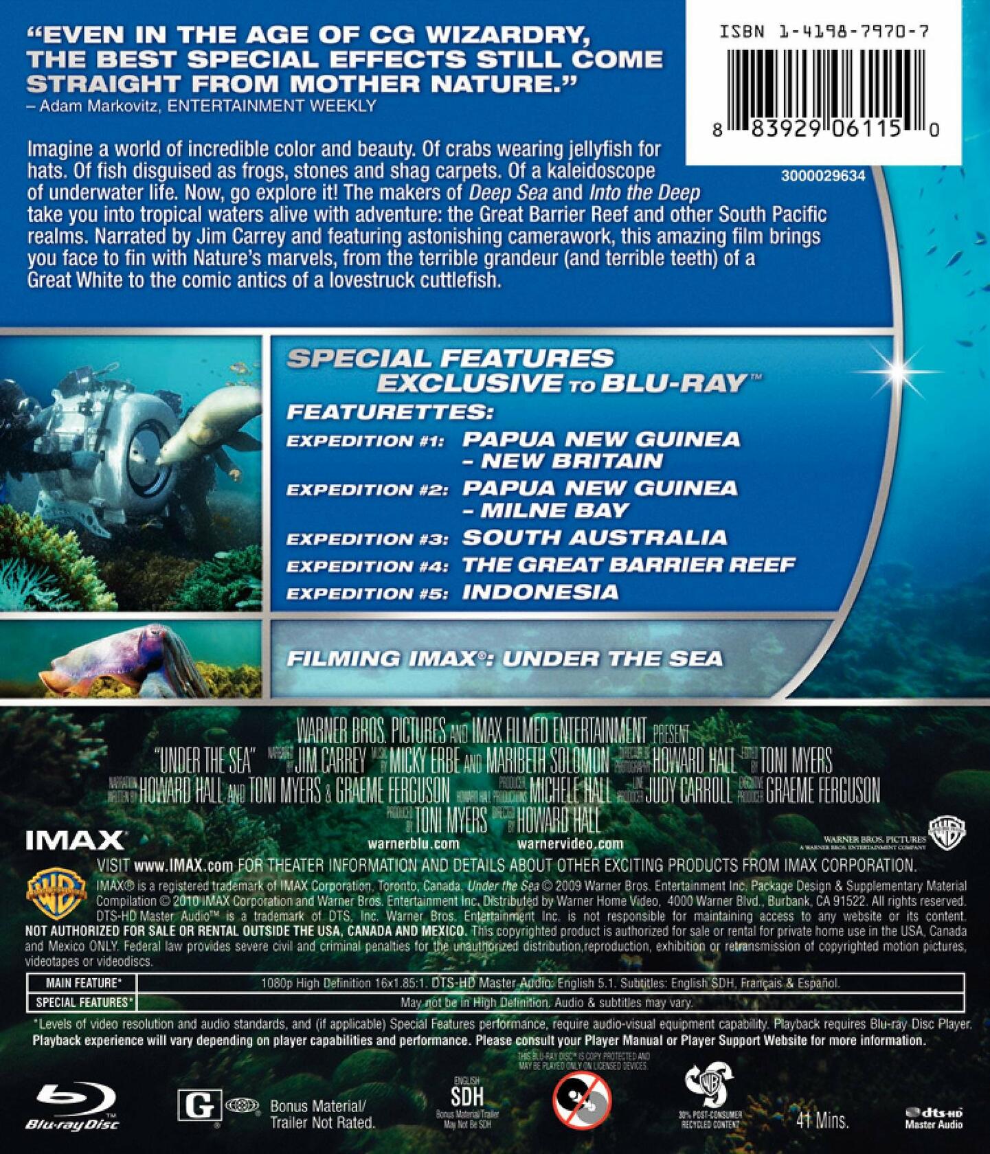 IMAX Under the Sea [Blu-ray] [Blu-ray] - Very Good