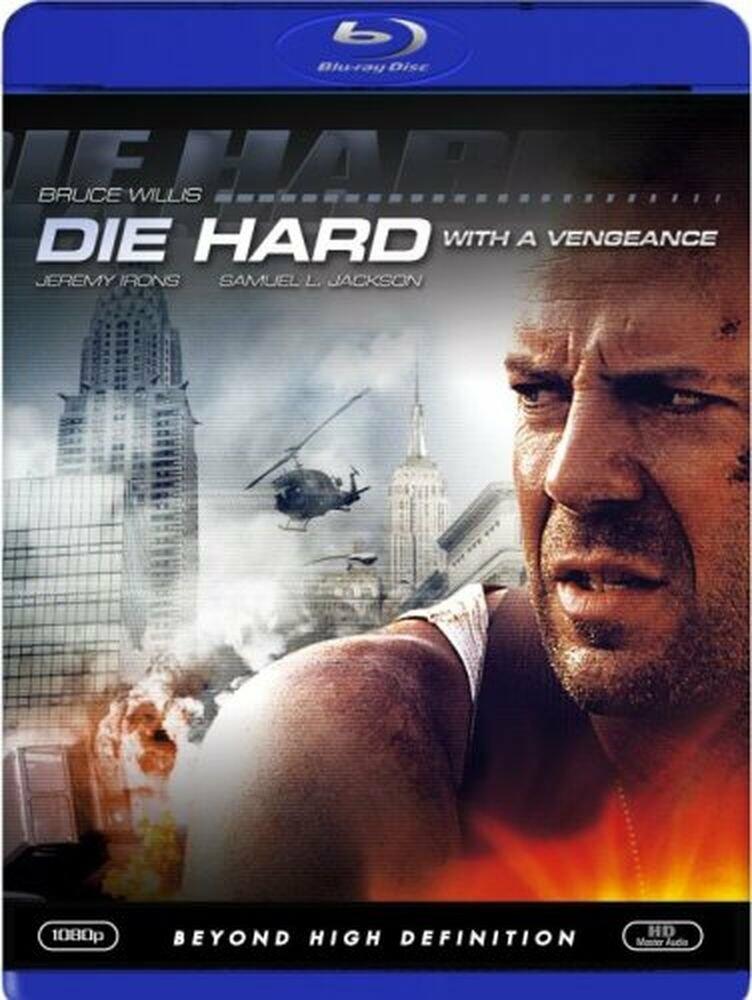 Die Hard with a Vengeance [Blu-ray] Willis, Bruce; Irons, Jeremy; Jackson, Samuel L; Greene, Graham; Camp, Colleen; Bryggman, Larry; Peck, Anthony; Wyman, Nick; Phillips (Ar, Sam and McTiernan, John - Very Good