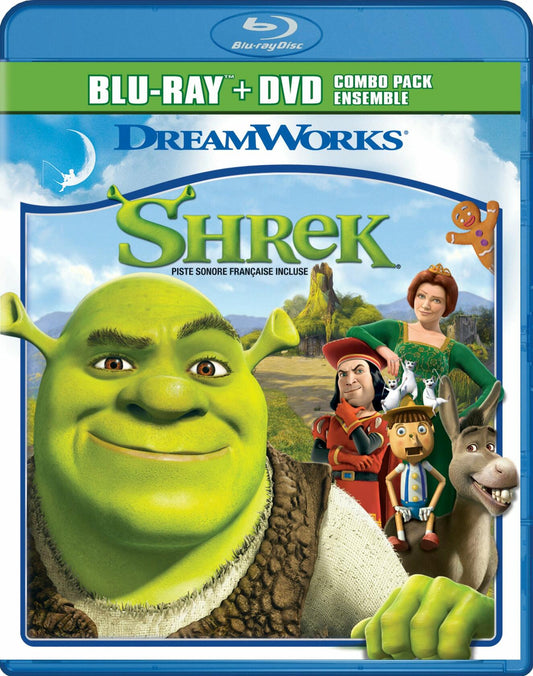 Shrek (Blu-Ray + DVD) [Blu-ray] - Very Good