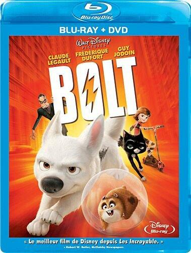 Bolt - 2 Disc Blu-ray (Includes Bonus DVD - French Only Packaging) [Blu-ray] - Very Good