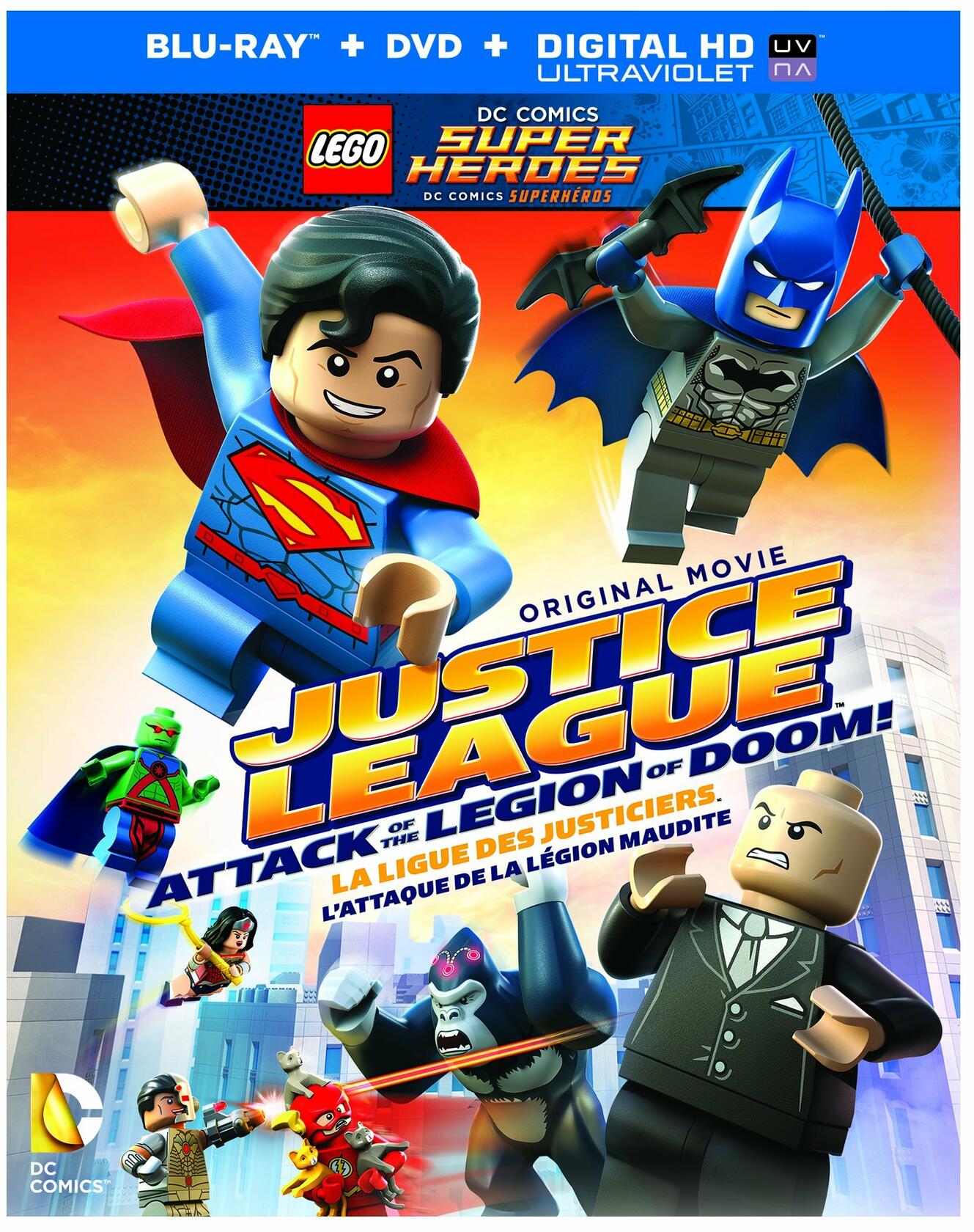 LEGO DC Super Heroes: Justice League: Attack of the Legion of Doom! [Blu-ray] [Blu-ray] - Very Good
