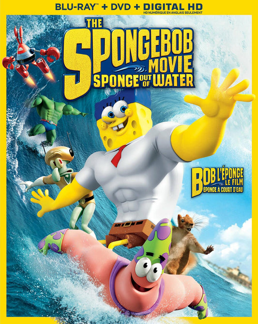 The SpongeBob Movie: Sponge Out Of Water [Blu-ray] (Bilingual) [Blu-ray] - Very Good