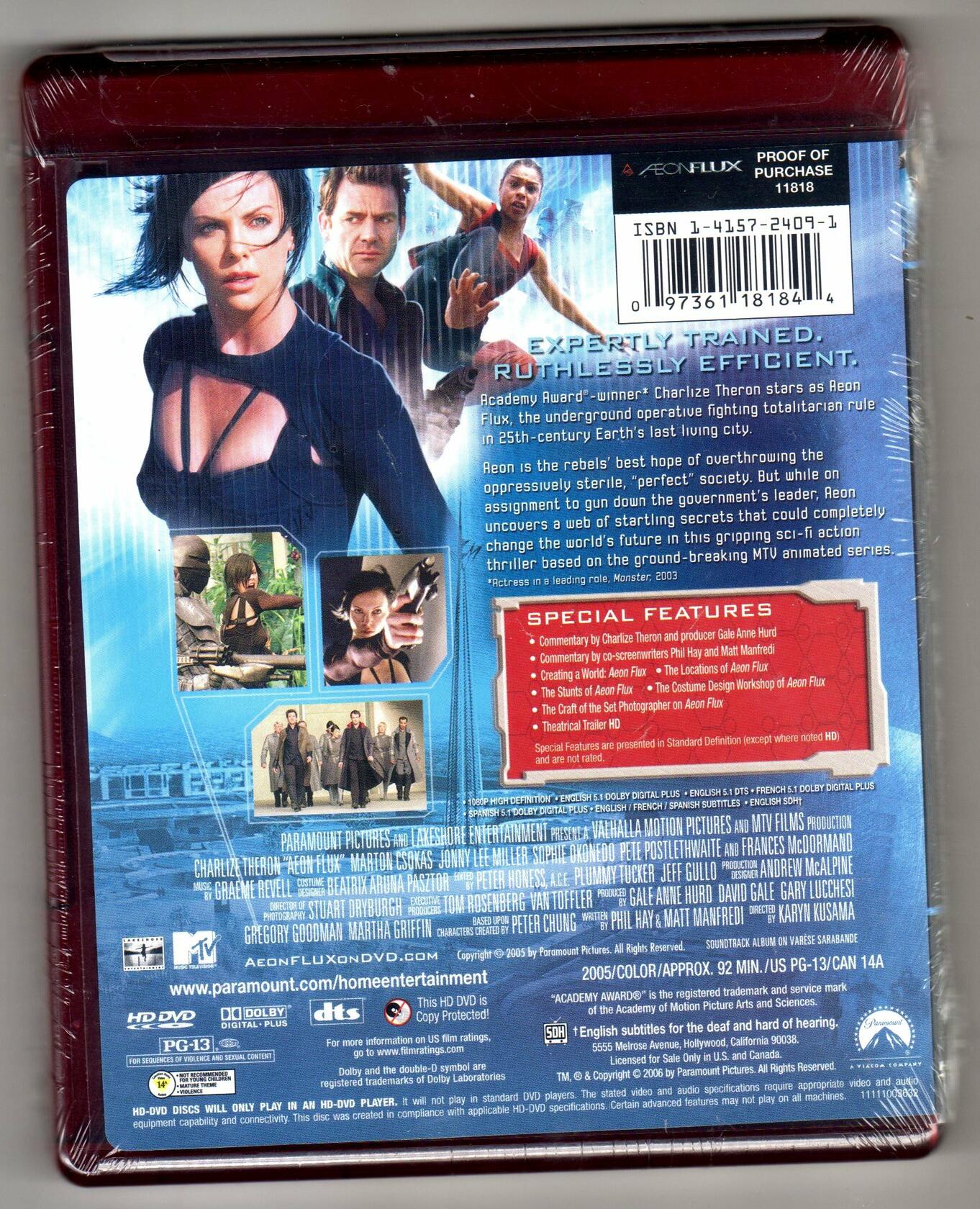 Aeon Flux [HD DVD] (Bilingual) [HD DVD] - Very Good